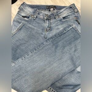 Silver 28/32 light denim jeans SUKI